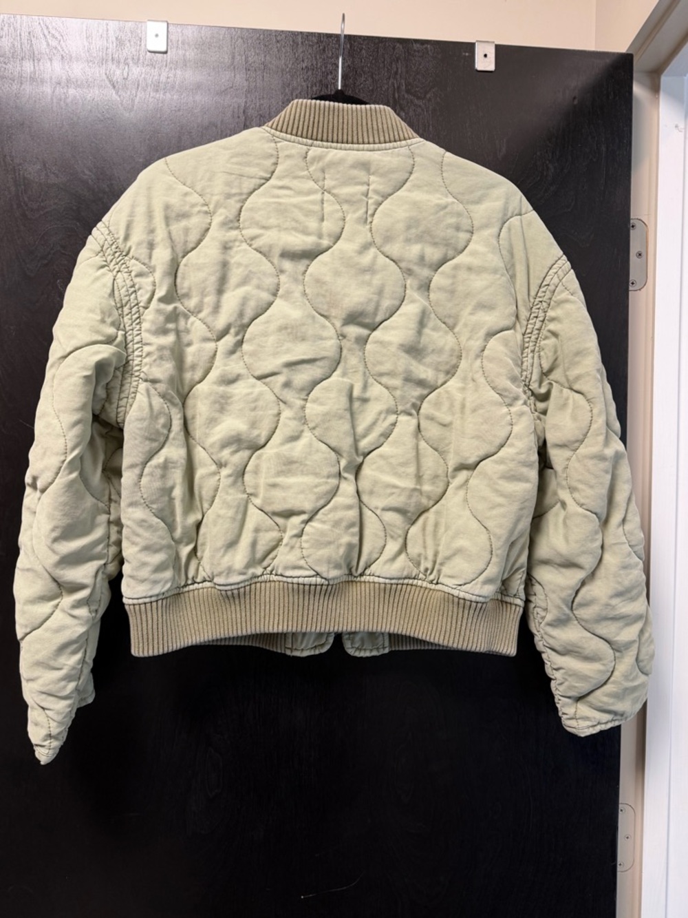 MANGO Quilted Bomber Jacket - Picture 3 of 5